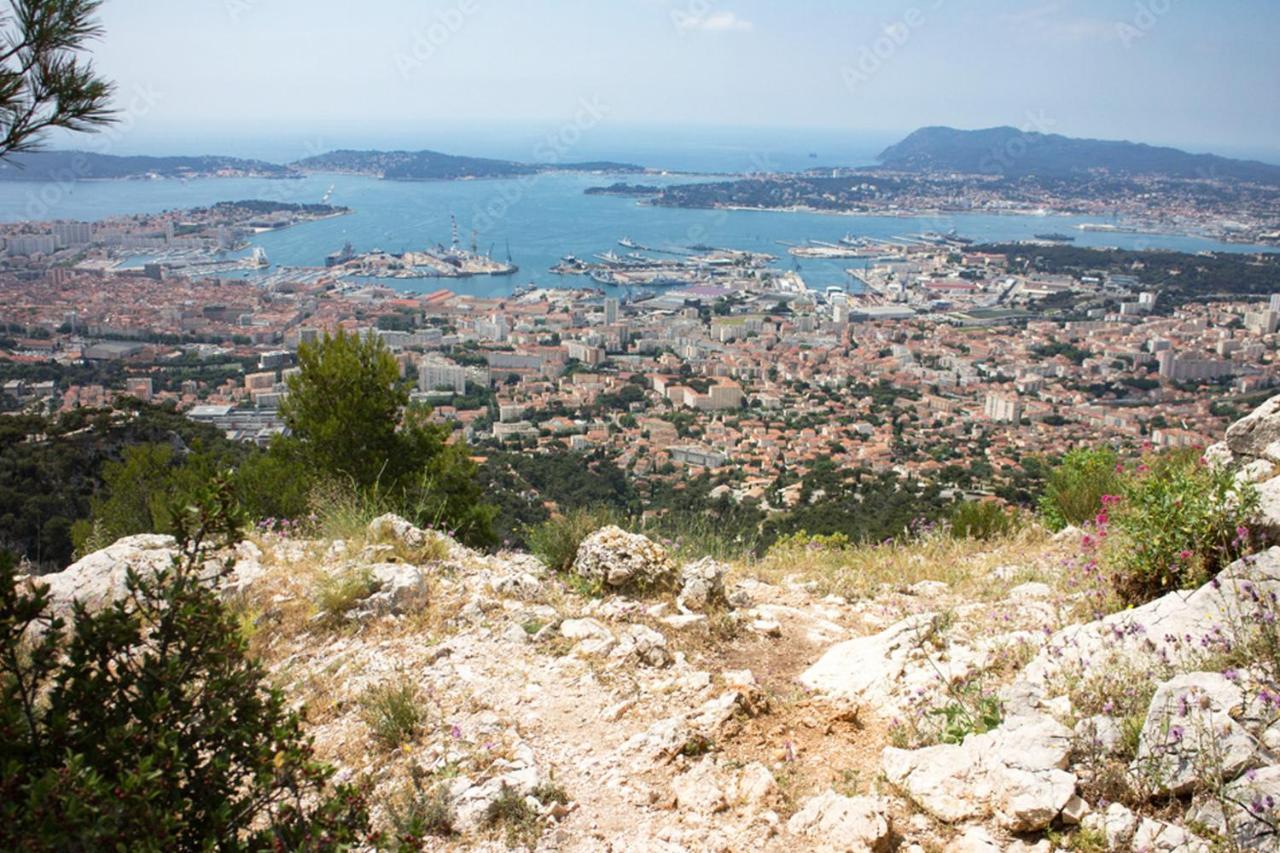 Bas De Villa Jardin Plein Sud Proche Mer Clim-Wifi Saint-Mandrier-sur-Mer Exterior foto